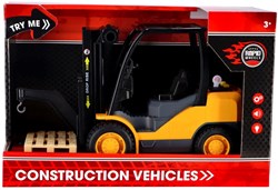 Rapid Wheels forklift toy with lights and sounds - friction powered