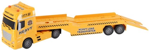 Rapid Wheels car transporter construction vehicles light sound friction toy-3
