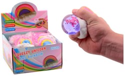 12 Squishy rainbow incl. unicorn 24369