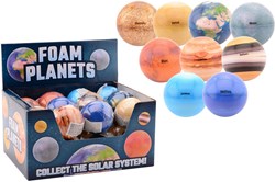Johntoy explorer planetary balls toy display 24 pieces 6 cm