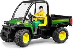Bruder John Deere Gator 855D toy car with driver 1:16