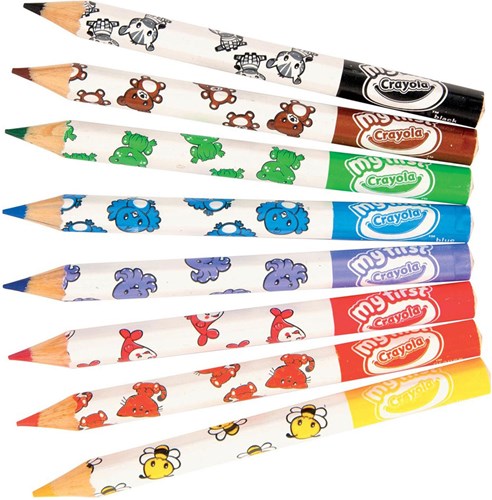 Crayola colored pencils - Mini Kids thick colored pencils 8 pieces-3