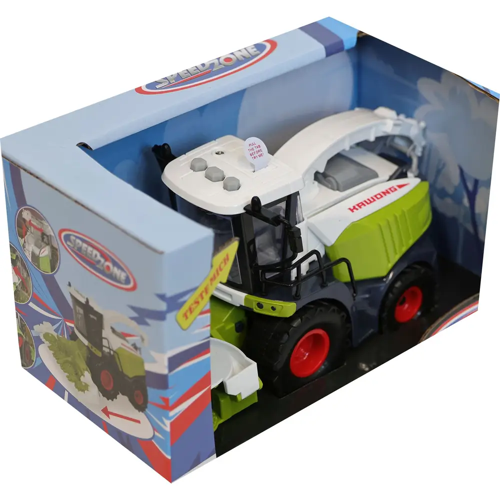 Speedzone toy maize chopper with light, sound and friction 19cm