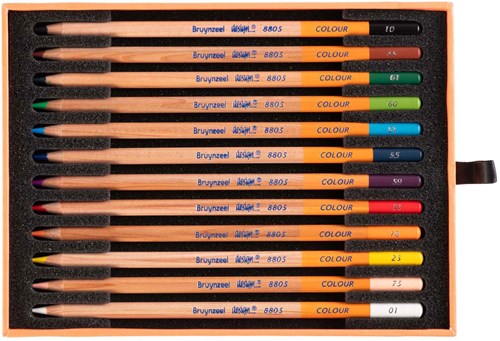 Bruynzeel coloured pencils set - 12 pieces in luxury storage box-3