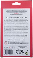 Bruynzeel felt tip pens Super Point set 20 colors for kids-3