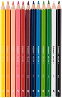 Bruynzeel Mega coloured pencils set 12 pieces - extra thick pencils-2