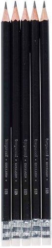 Bruynzeel Bruynzeel 5 HB graphite pencils with eraser-2