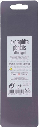 Bruynzeel Bruynzeel 5 HB graphite pencils with eraser-3