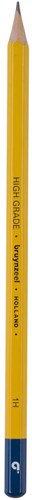 Bruynzeel graphite pencil Burotek 1H - drawing pencil for school and office-3