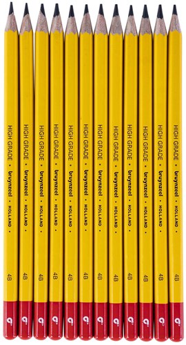 Bruynzeel graphite pencil Burotek 4B - artist drawing pencil-2