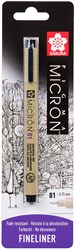 Sakura fineliner Pigma Micron 01 black 0.25 mm - creative pen