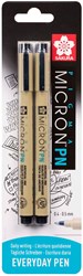 Sakura fineliner pens black - Pigma Micron PN 2 pieces