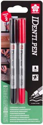 Sakura permanent marker set black red - multifunctional toy