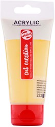 Acrylic paint tube 75ml Naples yellow dark for painting and crafts