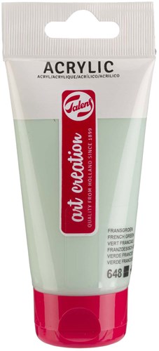 Acrylic paint tube French Green 75ml painting creative crafting