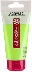 Acrylic paint tube reflex green 75ml creative painting paint