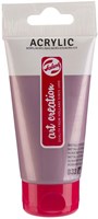 Acrylic paint tube 75ml metallic pink 833 painting creative