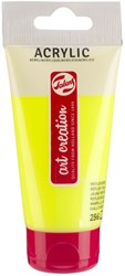 Acrylic paint tube 75ml reflex yellow 256 for painting and crafts