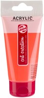 Acrylic paint tube 75ml reflex orange for painting and crafting