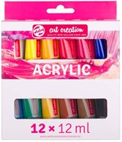 Acrylic paint set painting Talens Art Creation 12 colors 12ml tubes