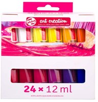 Acrylic paint set painting Talens Art Creation 24x12ml creative