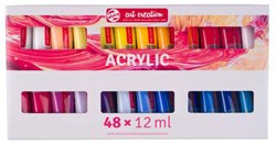 Acrylic paint set painting 48 colours 12ml tubes for creative fun