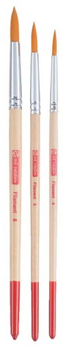 Art Creation watercolor brush set round polyester 3 pieces painting-2