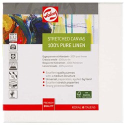 Linen canvas 20x20cm for kids and hobby artists