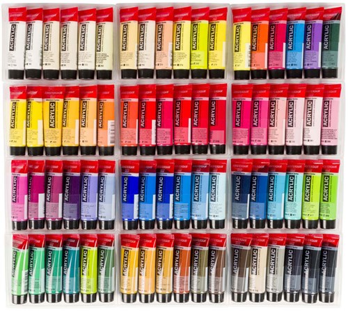 Bruynzeel acrylic paint set painting Amsterdam Standard Series 72x20 ml-2