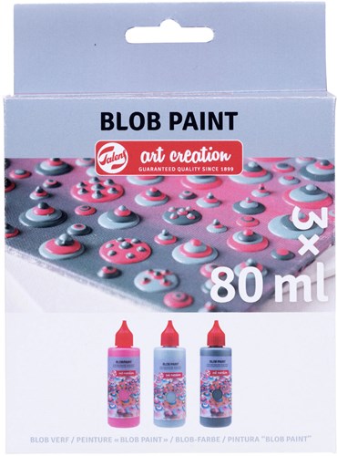 Art Creation blob paint set pink 3-piece painting creative-2