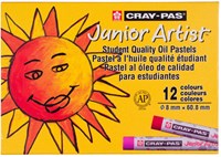 Sakura oil pastels set - Cray-Pas Junior Artist 12 colors for kids