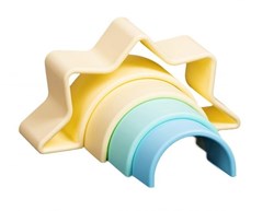 Dena silicone toy sun - safe baby teether creative play