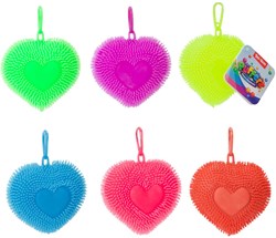 Toi-Toys keychain puffer ball heart 7cm toy accessory