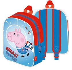 Peppa Pig backpack George space adventure kids bag 24x20x10cm polyester