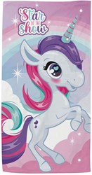 Beach towel unicorn microfiber 70x140cm colorful bath towel