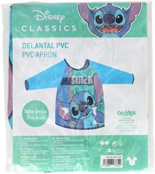 Kliederschort Stitch PVC apron with sleeves and pocket for kids