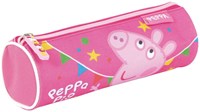 Lobbes Peppa Pig pencil case cylindrical 21x7x7cm pink polyester-2