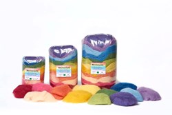 Filges fairy wool - Bioland felting wool set 12 colors for creative play