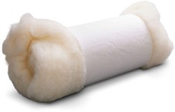 Filges organic roving wool carded band - natural wool for crafts