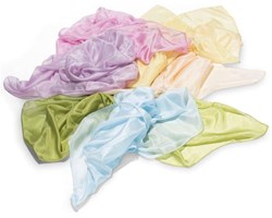 Filges silk cloths toy 90x90 cm - 6 pastel colours