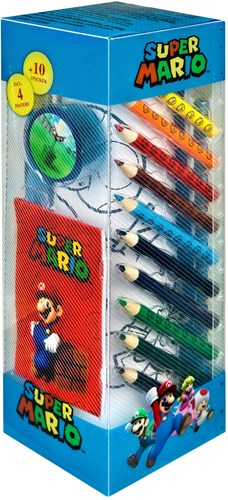 van der Meulen Super Mario stationery set tower 35-piece stationery
