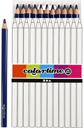 Creativ Company coloured pencils dark blue jumbo set 12 pcs - premium triangular
