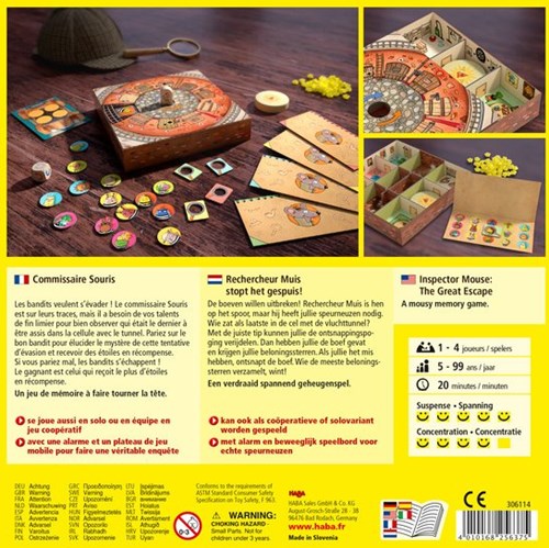 Haba board game Detective Mouse - exciting detective game for kids