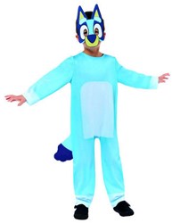 Bluey kids costume jumpsuit dress up set with mask and tail 3-4 years