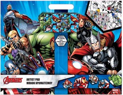 Avengers coloring book with stickers and crayons - 40 sheets