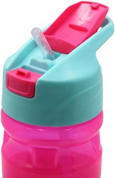 Barbie water bottle 500ml with straw and handle for kids