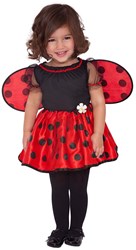 Amscan ladybug costume for kids 2-3 years - dress up outfit