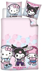 Lobbes duvet cover Hello Kitty & Friends - kids bedding 140x200 cm