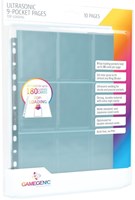 Gamegenic card sleeve 9-pocket toploading card protection pack of 10