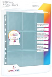 Gamegenic card sleeve 9-pocket toploading card protection pack of 10